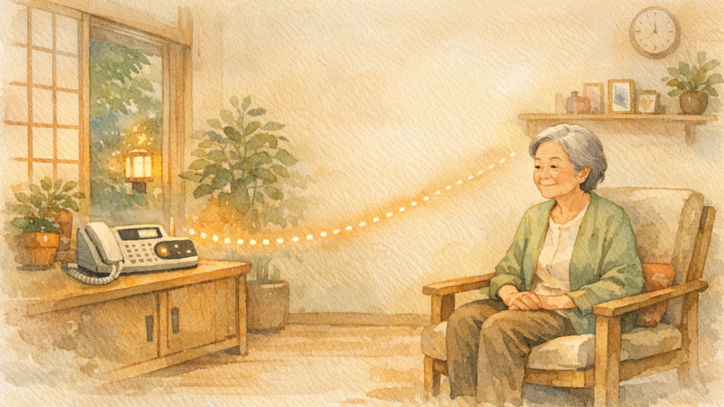 高齢の親の固定電話を留守番電話中心にするメリットと注意 文中画像1(16:9・文字なし)