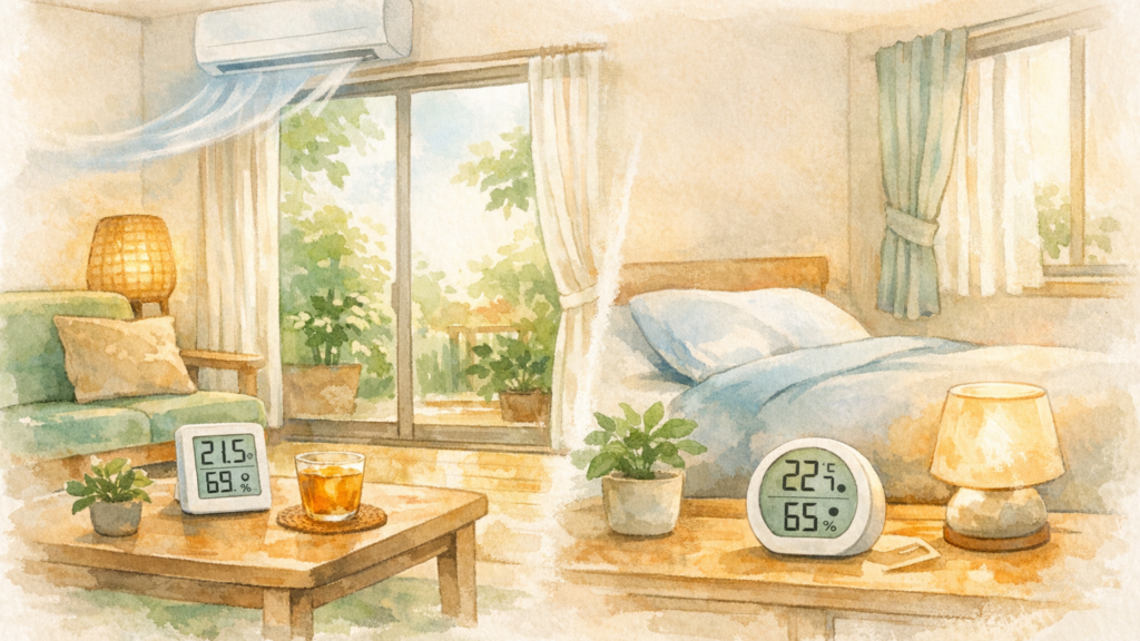 夏の一人暮らしで心配な室温をどう見守る？ 文中画像1(16:9・文字なし)